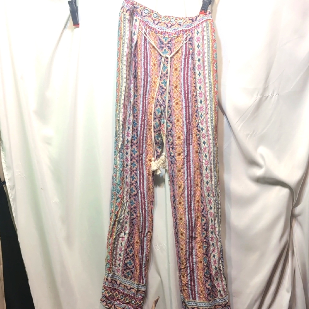 Bebop Bohemian Multicolor Women's Pants Size Medium NWOT